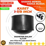 ROUND RUBBER SOLE 1-7/8" INNER DIAMETER 4.5 CM IRON PIPE FOOT MAT/ 1 7/8 17 8 INCH INCH INCH 45 MM 4