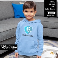 KIDS COTTON EVERYDAY MAGIC HERRYP0TTER RAVENCLAW HOODIE SWEATER AGES 4 - 15 YEARS PREMIUM COTTON FLE