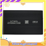 【W】Usb USB3.0 to SATA SSD 2.5/3.5 Inch Hard Drive Enclosure Adapter Case External Solid State Disk B