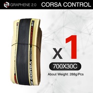 Vittoria CORSA CONTROL Road Bike 700×30C Turmeric Graphene2.0 320 TPI 700C Tire Folded Bicycle Compe