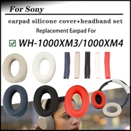 Earpad silicone cover+headband set for Sony WH-1000XM3/1000XM4 Headband Cover Wear Scratch-resistant