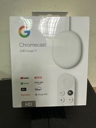 Google chromecast HD版 全新未拆封（不議價，面交）
