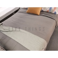 ANGSLILJA/ KRÅKRISMOTT KRAKRISMOTT Duvet cover and pillowcase, Sarung duvet dan sarung bantal