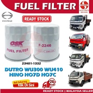 S2U Fuel Filter Hino Dutro WU300 WU410 F-2246 23401-1332 Penapis Diesel Lori Lorry Kereta