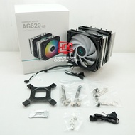 DEEPCOOL AG620 ARGB DUAL TOWER DUAL FAN 12CM AMD INTEL