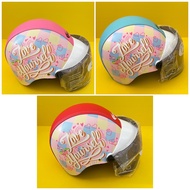 หมวกกันน็อค ครึ่งใบ เลดี้ มอกใหม่ (หนังลาย) vtech 3สี