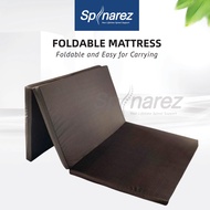 SpinaRez Single Tri-Fold Mattress Tilam Lipat Bujang 2 inch High Quality Foam With Carry Bag