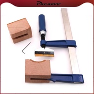 [Phenovo] Fret Press Tool Kit Fret Insert Luthier Press Tool & 2 Wooden Soundhole Cauls