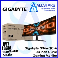 (ALLSTARS : We are Back PROMO) Gigabyte G34WQC A-EK / Gigabyte G34WQC-A 34 inch Curve Gaming Monitor