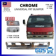 GBS Truck Lori LED Japan Spec Universal Chrome Bumper 1Ton 3Ton Bumper Krom Isuzu Hino Nissan Fuso A