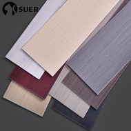 SUERHD Skirting Line, Living Room Wood Grain Floor Tile Sticker, Home Decor Self Adhesive Windowsill Waterproof Waist Line
