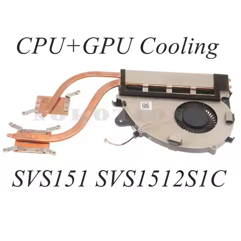 Radiator For SONY vaio SVS151 SVS1512S1C Laptop CPU GPU Cooling System Heatsink Fan Cooling MBX-262 