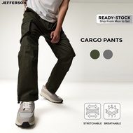 [JEFFERSON] CARGO PANTS Seluar Cargo, Modern Cargo, Unisex Pants, Seluar Berpoket, Regular Fit,Murah