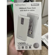 SILVERTEC 10,000mAh With Built in Cables + Flashlight POWERBANK (SDX67)