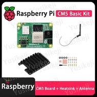 Original Raspberry Pi CM5 Basic Kit RAM2/4/8/16GB ( CM5 Board , Antenna Kit , CM5 Heatsink )