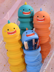 กล้องส่องทางไกลกล่องดินสอที่เก็บดินสอลายการ์ตูนกล่องดินสอกล่องใส่ดินสอน่ารักที่ใส่ดินสอสำหรับเด็กที่