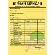 KARTU IURAN PEMBAYARAN SPP - KARTU SUMBANGAN PAUD TPA SD MI SMP MTS