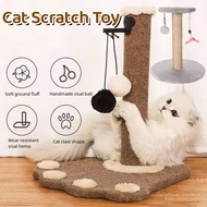 【READY STOCK】Cat Scratch Play Bed Toy Kucing Scratcher Cat Tree Pets Kitten Scratching Post Board Cat Toys