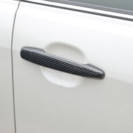 For TOYOTA ESTIMA 2006-2017 carbon fiber pattern car door handle cover，ESTIMA door handle trim