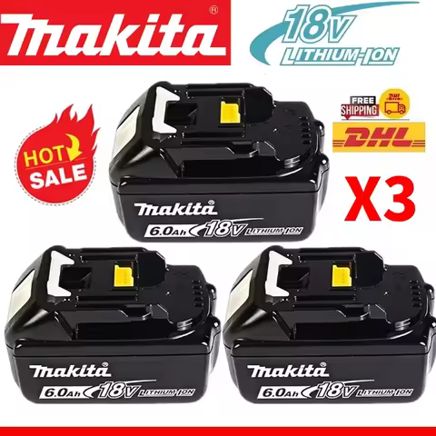 High Efficiency 18V Makita 6Ah/5Ah Battery BL1840 BL1830B BL1850B BL1850 BL1860 BL1815 Replacement L