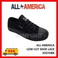 ALL AMERICA SCHOOL SHOES SHOE LACE/ SNEAKER 3337/ KASUT TALI HITAM SEKELAH ALL AMERICA