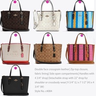 (((Ready Stock) ♞Coach 4250 C4250 C4086 C4085 CH Mollie Handbag Shoulder Bag with Zipper 4086