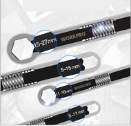 KUNCI INGGRIS MULTIFUNGSI ALL IN 1 WORKPRO / KUNCI BAGO ADJUSTABLE kunci pas - TB. JAYA MAYA