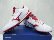 新莊新太陽 MIZUNO 美津濃 NEXT CROSS CQ 11GM166262 白紅 棒壘球鞋 鐵釘 特2100