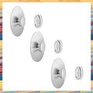 3PCS Bathroom Punch-Free Wall Mounted Soap Shelf Stainless Steel Magnet Suction Soap Holder Wall Han