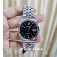 PROKING Silver Men’s Watch With Date – Stainless Steel Band, Quartz Movement