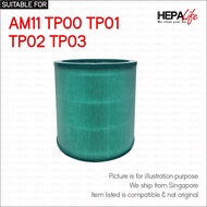 AM11 TP00 TP02 TP03 BP01 PURE COOL LINK Compatible Air Purifier Fan Filter with Anti-bacterial Coati