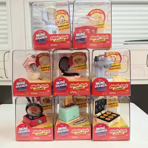 ZURU Mini Brands Magic Cook Kitchen Series Mini Home Appliance Blind Box Miniature Simulation Kitche