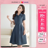 [MUA 2 GIẢM 20K] Đầm nữ dáng A kiểu eo chun thời trang GUMAC DF09018