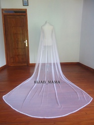 Slayer pengantin 3METER PUTIH akad nikah Slayer pengantin mutiara Slayer pengantin mewah