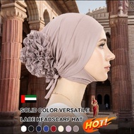 breathability Scarf/Fashion Lace Headscarf Hat/Flower Turban Hat/High Elasticity Breathable Turban 花