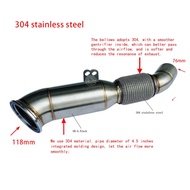 304 STAINLESS Catless Downpipe For B58 340i F30/F31 440i F32/F33  540i G30/31 740i G11/G12  M140i F2