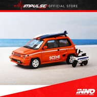 [PREORDER] Inno64 1:64 Diecast Honda City Turbo "ICE FIRE" Orange IN64-CITYII-IFO