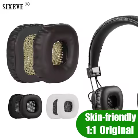 Replacement Earpads For Marshall Major 2 Major II Leather+Sponge Headphones Cushion Ear Pads Major2 