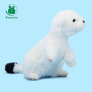 [Kesoto] Ferret Stuffed Creature Soft Ferret-Like Stuffed Toy Cuddly Ferret Stuffed Toy Toy for Chil