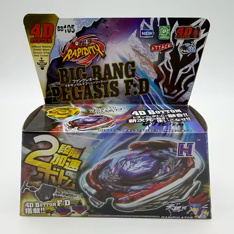 Takara Tomy Metal Fusion Galaxy Pegasis Fury Master 4D System Gyro with Launcher Spinning Top Toys X