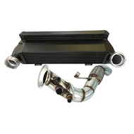 Intercooler Turbo Exhaust decat downpipe for 330d/325d/335d/335 diesel coupe E90/E91/E92/E93 M57