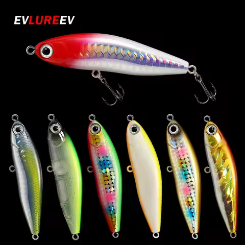 7cm 14g Pencil Sinking Fishing Lure Noise Attraction Hard Artificial Lure StickBait 9 Colors Fish Fa