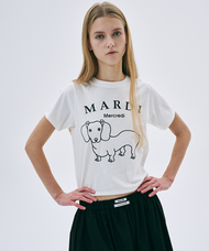 2025ใหม่ MARDI MERCREDI SLIM TSHIRT Danji CH