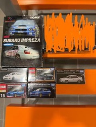 Tomica Subaru Impreza 模型車 組合