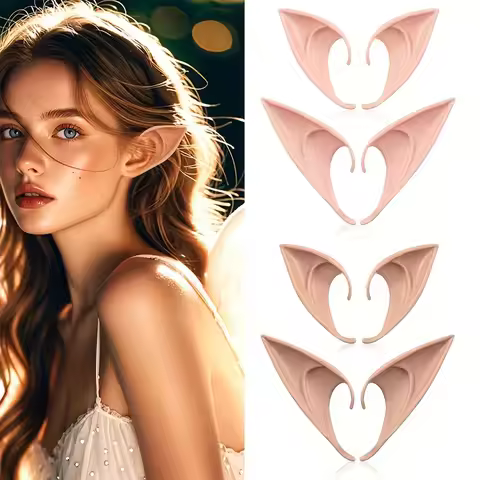 Cosplay Fairy Elf Ears Silicone Angel Elf Ears Anime Costume Elf Ears Decor School Themed Dance Part