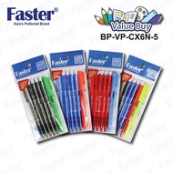 FASTER BP-CX6N-5 BALL PEN SET 5PCS