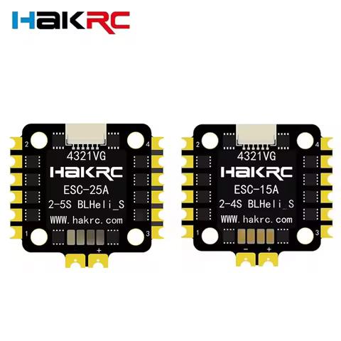 HAKRC 15A 25A 2-4S 4 in 1 Blheli_S ESC Dshot600 20x20mm for RC FPV Racing Drone