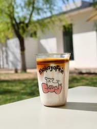 蝴蝶結小狗 高硼硅耐熱玻璃杯 可愛禮物