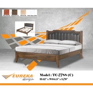 EUREKA 7788 Queen Bed Solidwood / Katil Kayu Solid Wood (Delivery &amp; Installation Klang Valley)