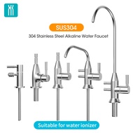 100% Original 304 Stainless Steel Alkaline Water Faucet Tap for Water Ionizer, Kangen Alkaline Water